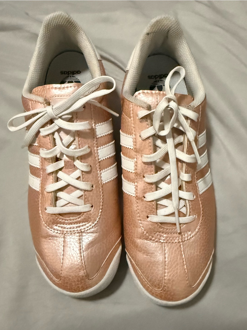 Adidas Samoa Rose Gold Sneakers - Fit Women’s 7.5/8